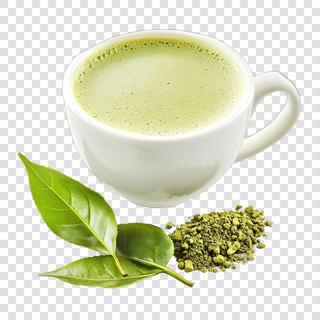 Photo guinean matcha tea isolated on a transparent background