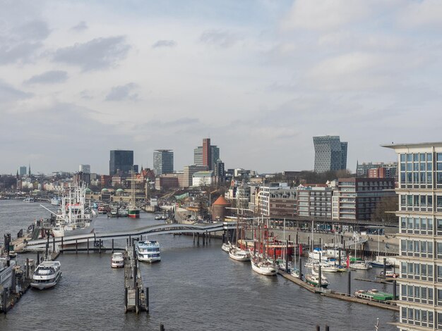 Photo hamburg harbor