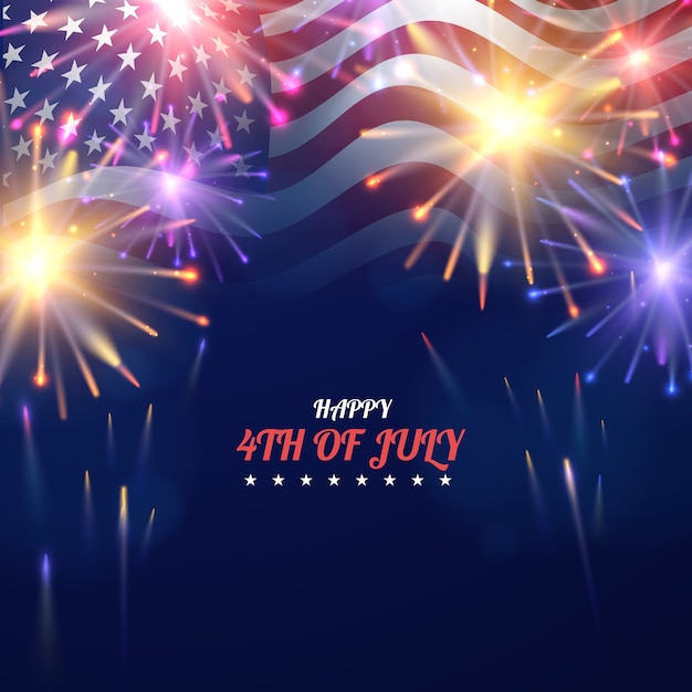 Happy fourth of july celebration