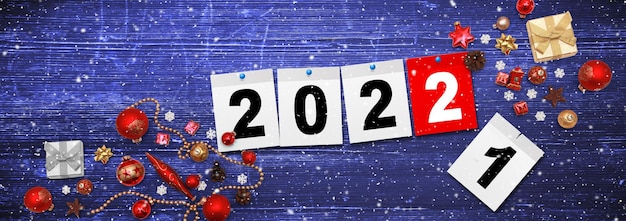 Happy New Year Background. Start to the year 2022.