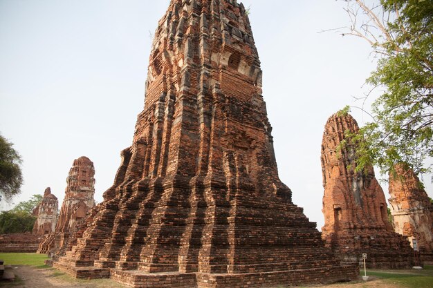 Photo historic temple against clear sky