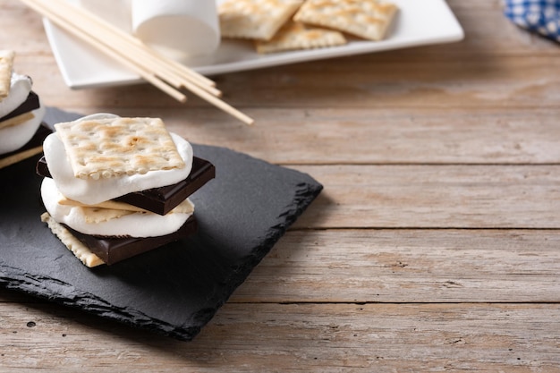 Homemade smores