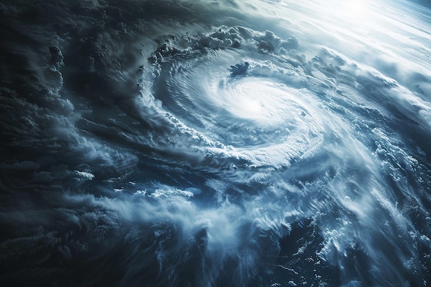 Hurricane view from space