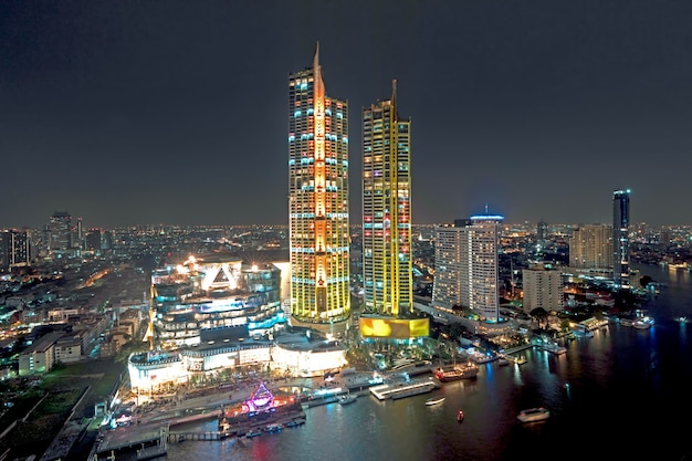 IconSiam river side department store presenting the light show