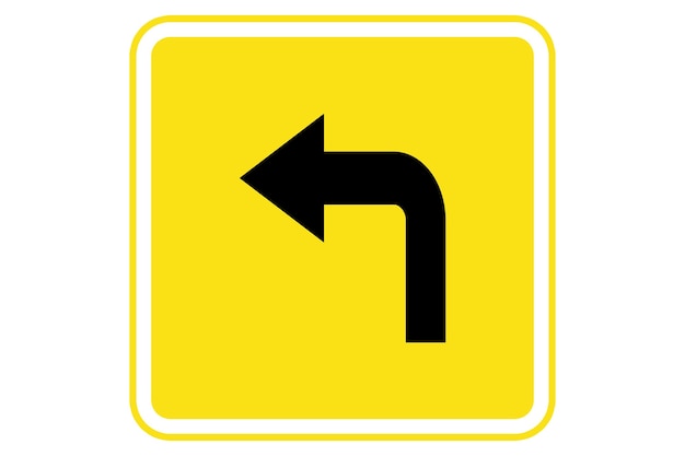 Illustration of a left turn signal