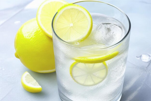 Indulge in the Crisp Purity of LemonInfused Clear Water