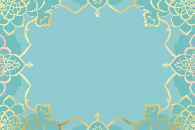 Islamic Muslim Arabian style pattern background