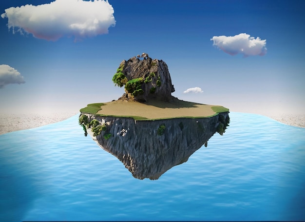 Island floating