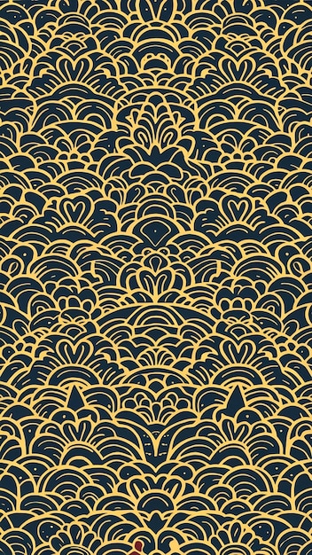 Photo japanese pattern illustration design