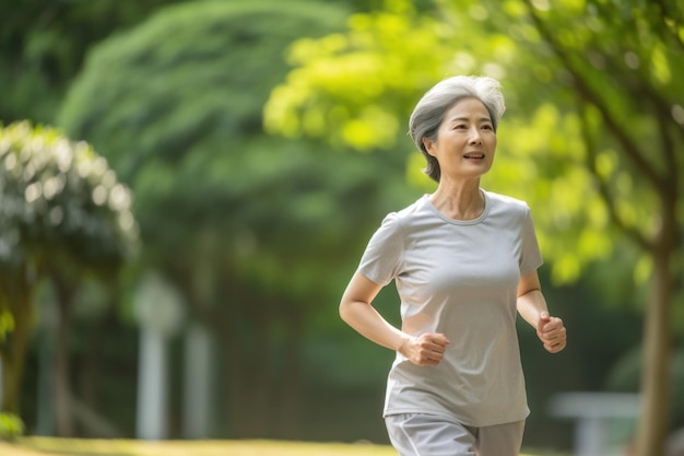 Photo japanese women jogging running adult