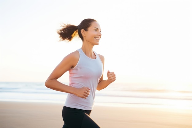 Jogging portrait running adult