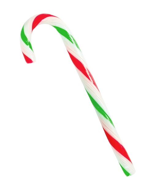 Kerst Candy Cane geïsoleerd op wit