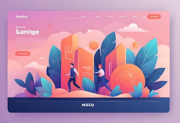 landing page