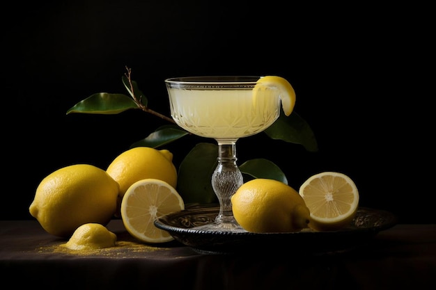 Lemon juice in glass chalice natural cool lemon juice lemon drink splash