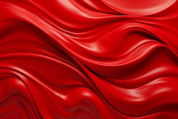 Liquid red paint