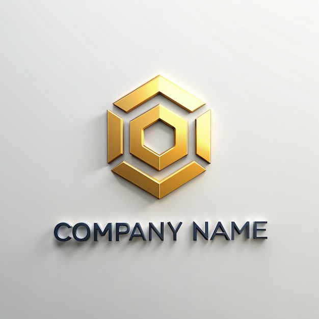 a logo for company name that is on a white background