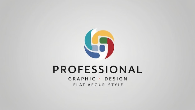 Photo a logo for a professional design that says professional design