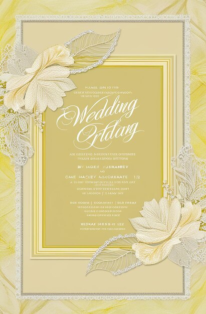 Photo luxury wedding invitations