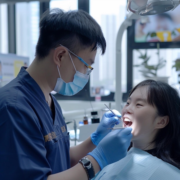 Photo a man is wearing a mask that says quot dental quot on it