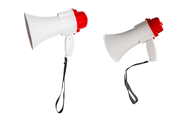 Photo megaphone isolated on a white background