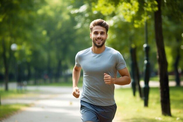 Men jogging running adult determination