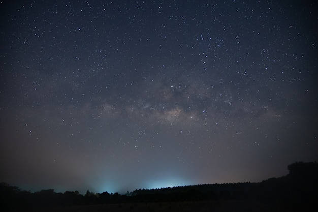 Photo milky way background sky at night