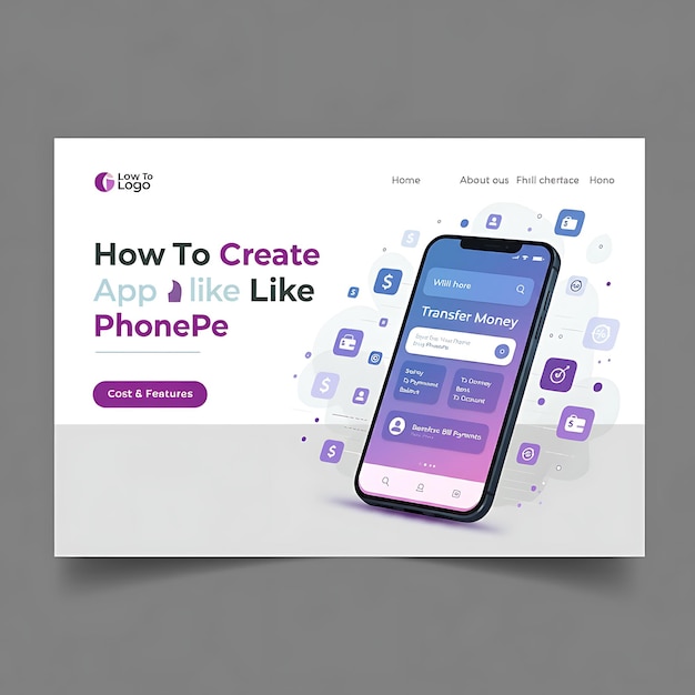 Photo mobile app development template inspired by phonepe