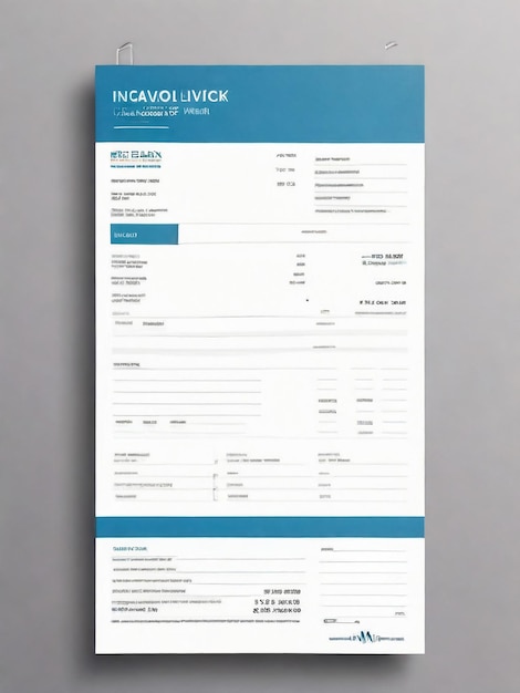 Modern And Creative Invoice Design Template