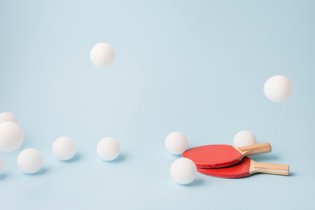 Modern sport composition with ping pong elements