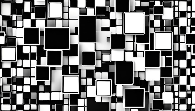 Photo monochrome square pattern background