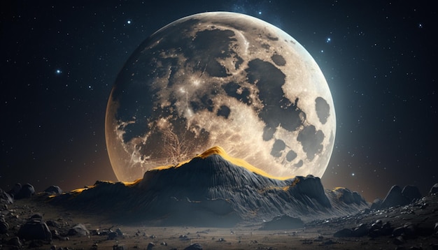 Photo moon wallpaper