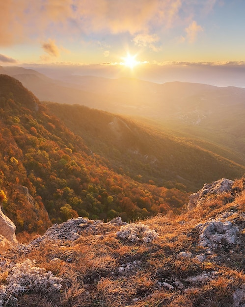 Mountain panorama landscape