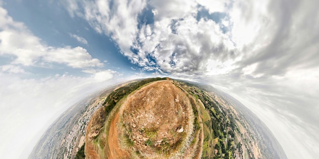 Mountain path. Beautiful mountain panorama