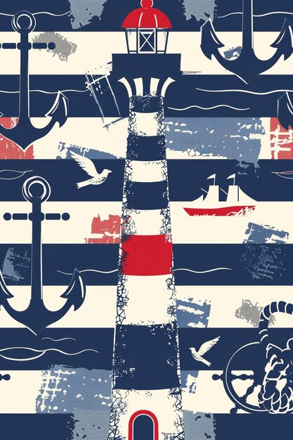 Photo nautical themed backgrounf