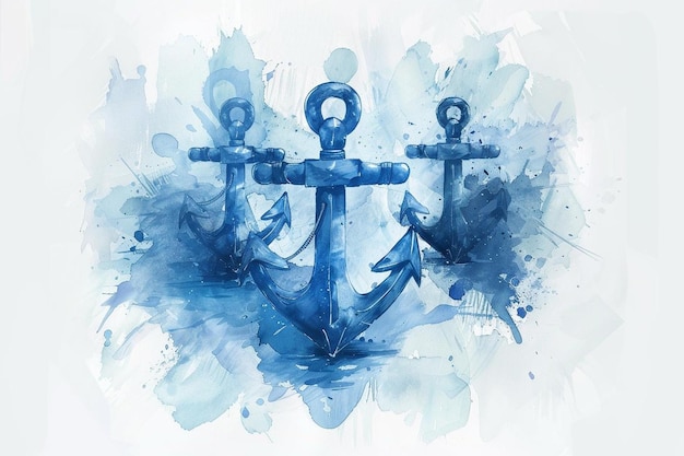 Navy elements with anchor