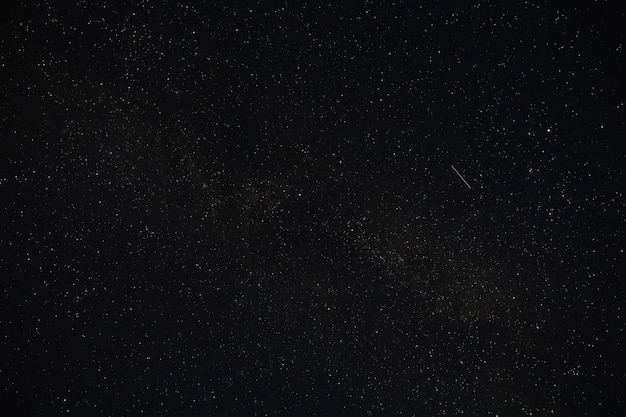 Night sky Stars and galaxies in the sky at dusk