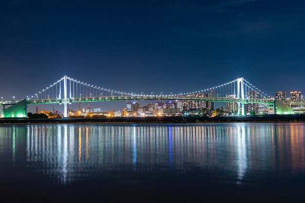 Odaiba bridge in Japan.