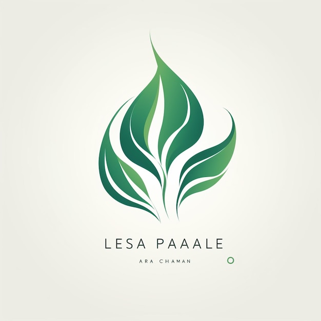 Photo organic leaf logo design herbal logo