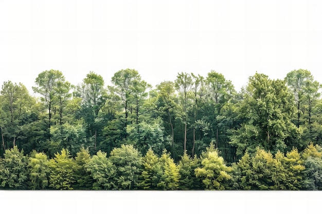 Photo a painting of a forest with trees in the background