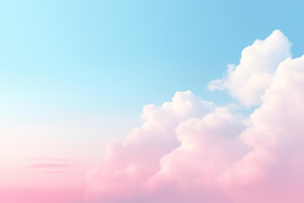 Pastel Sky background and copy space