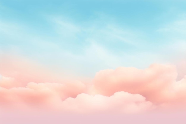 Pastel Sky background and copy space