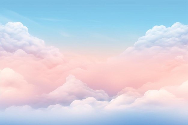 Pastel Sky background and copy space