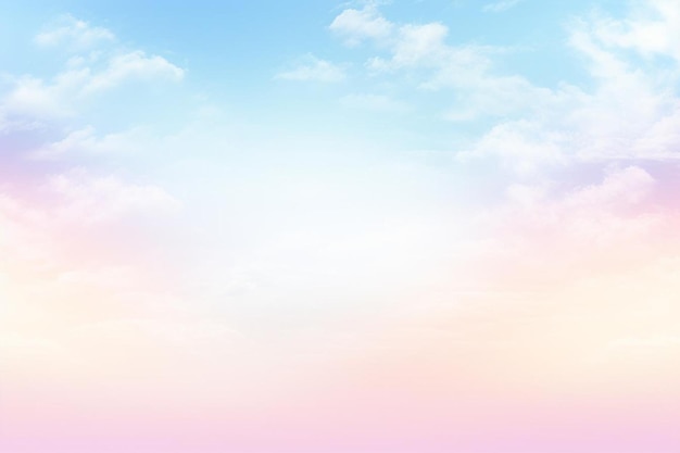 Photo pastel sky background and copy space