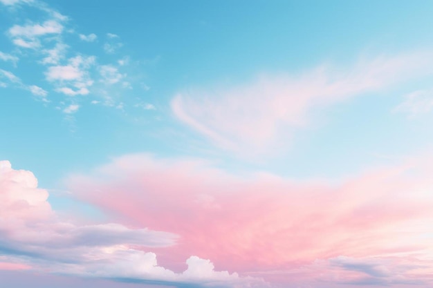 Photo pastel sky background and copy space