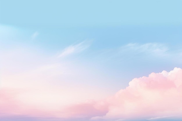 Photo pastel sky background and copy space