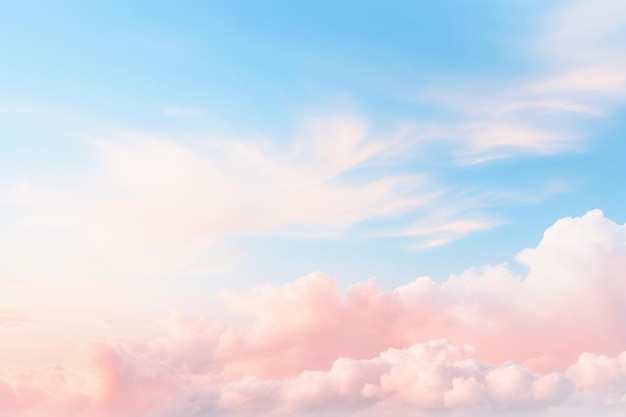 Photo pastel sky background and copy space