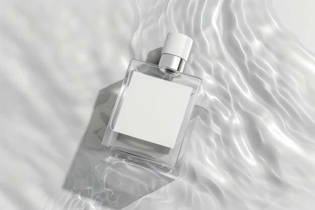 Photo perfume bottle mockup cosmetics