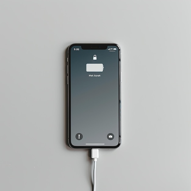 a phone with the battery on it is plugged into the wall