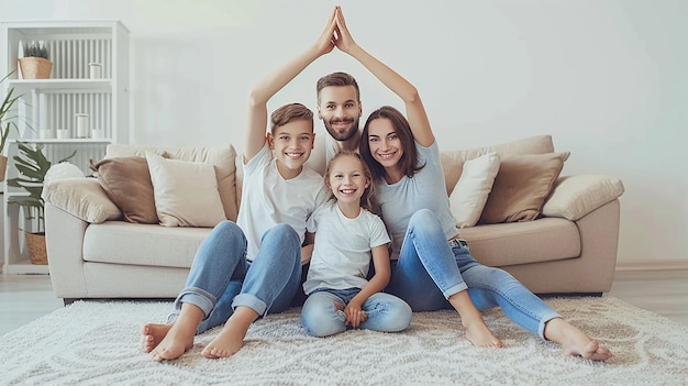 photography of happy family