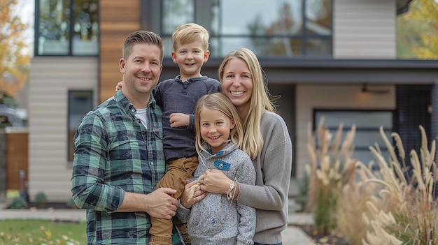 photography of happy family